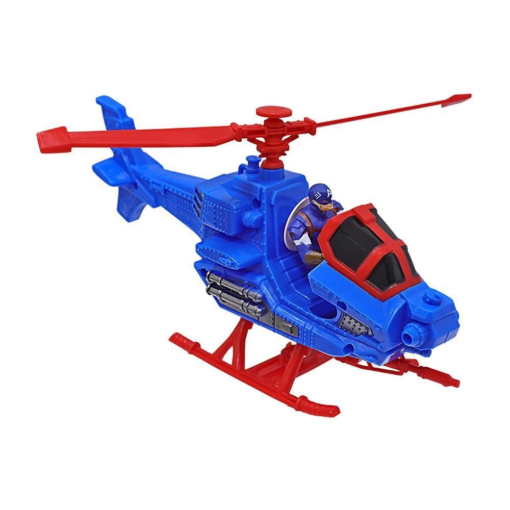 Helicóptero Capitão América 24 cm Etitoys