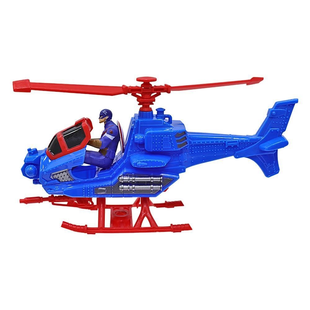 Helicóptero Capitão América 24 cm Etitoys