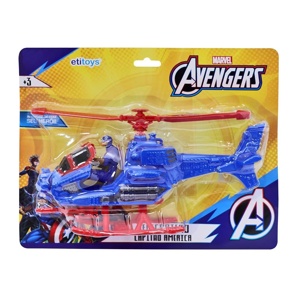 Helicóptero Capitão América 24 cm Etitoys