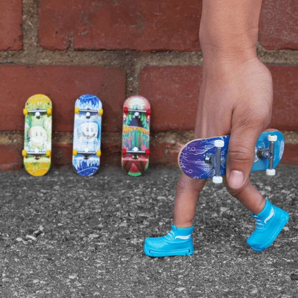 Hot Wheels Conjunto Skates De Dedo E Acessórios Mattel - HWV21
