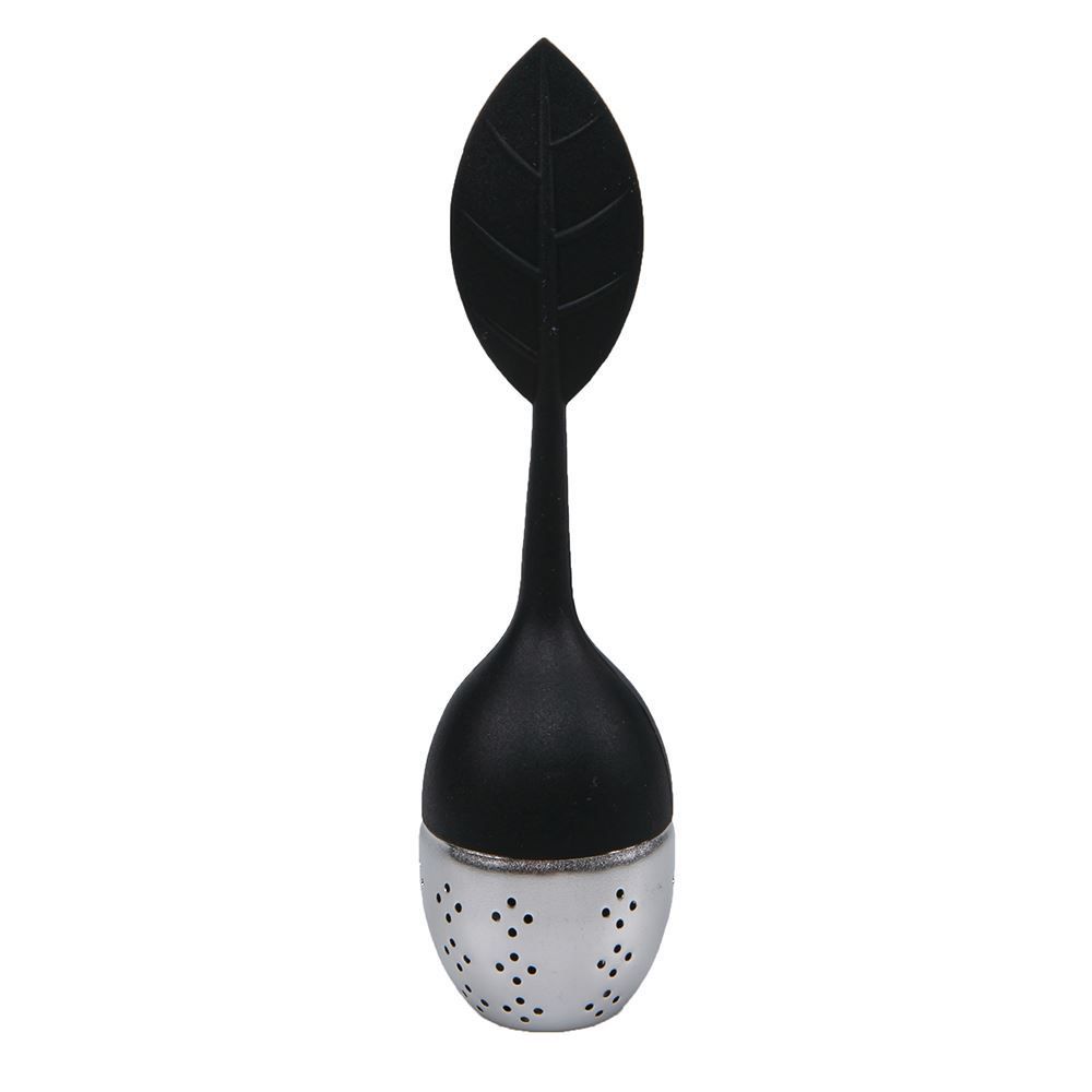 Infusor De Chá Finecasa Silicone 5Cm - Preto