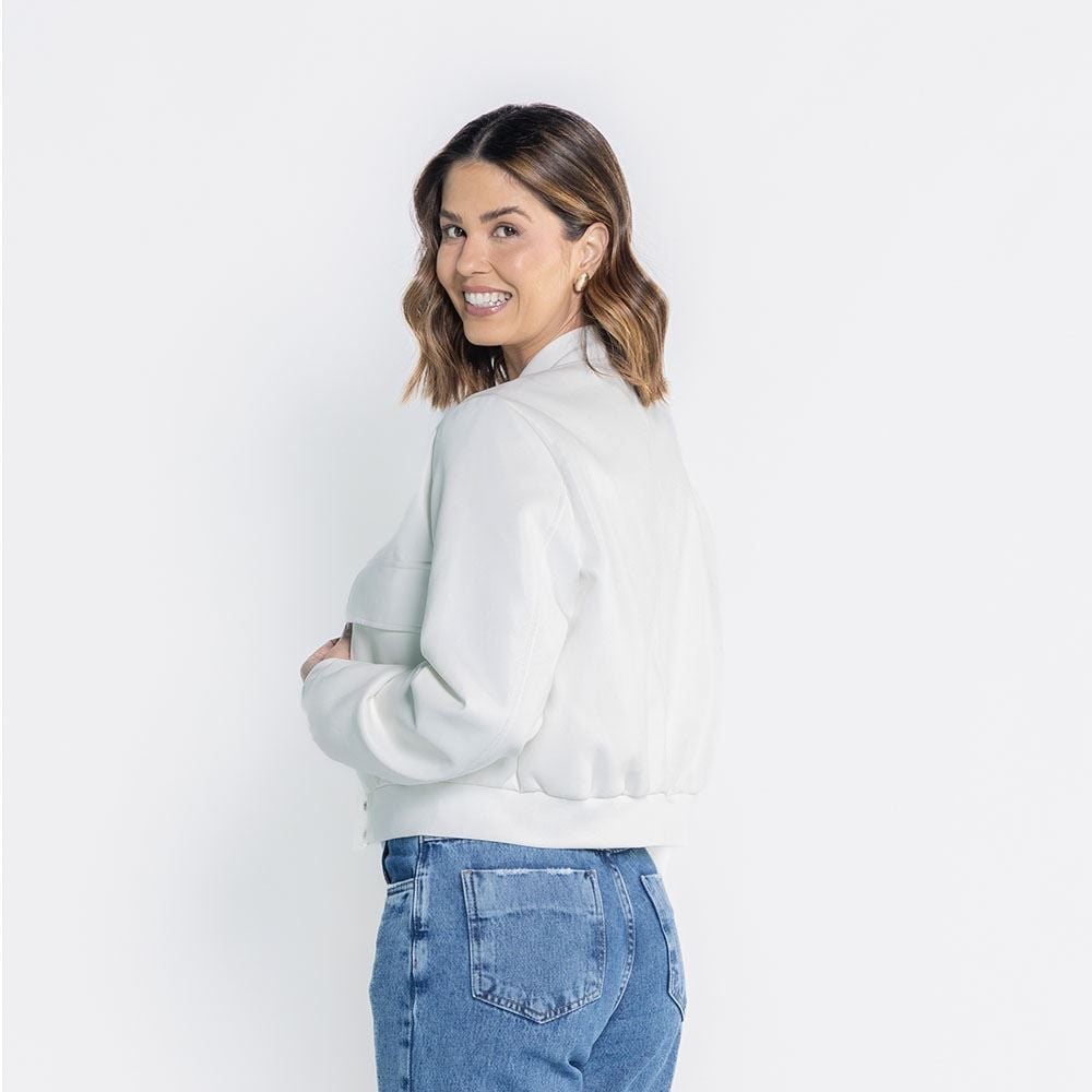 Jaqueta Feminina Bomber Em PU Boby Blues