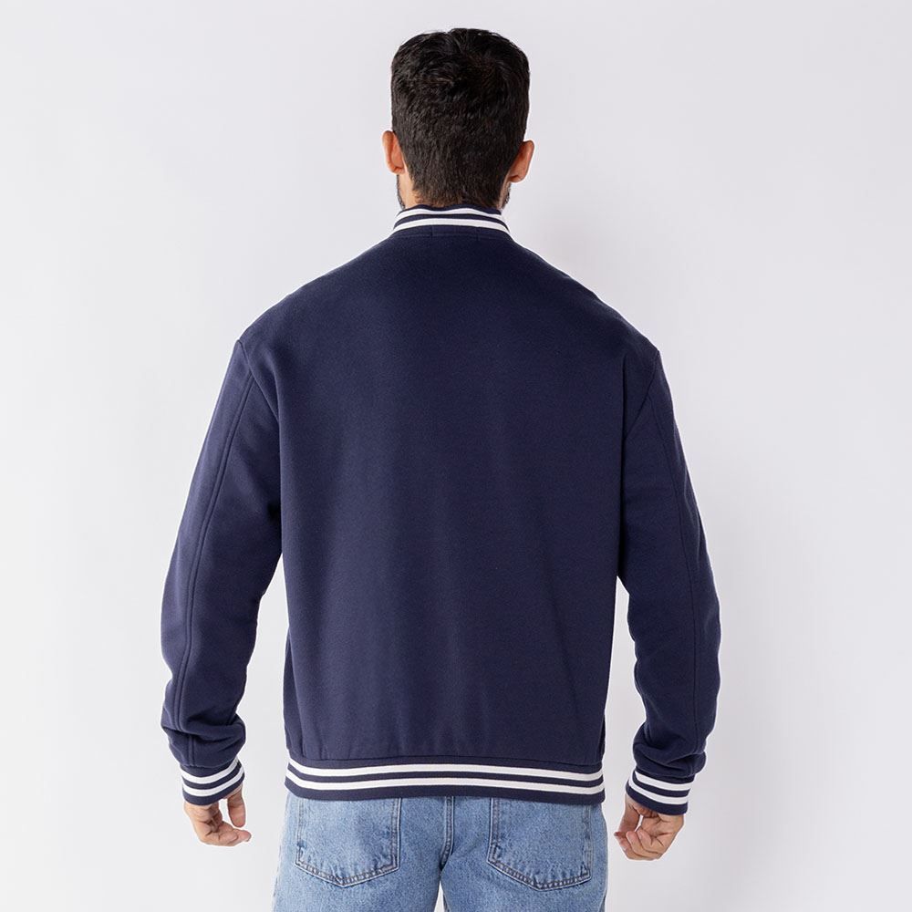 Jaqueta Masculina College Em Moletom Thing