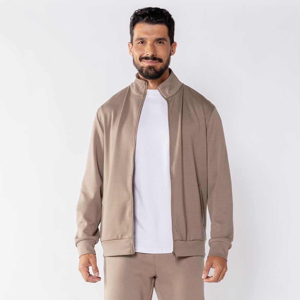 Jaqueta Masculina Em Moletom Viscose Thing