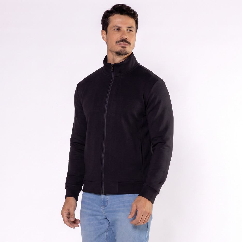 Jaqueta Masculina Gola Alta Em Nylon Marc Alain