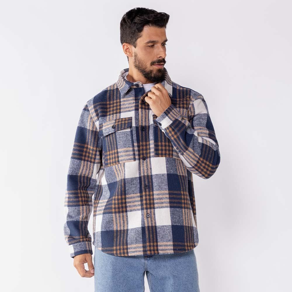 Jaqueta Masculina Xadrez Em Flanela Thing