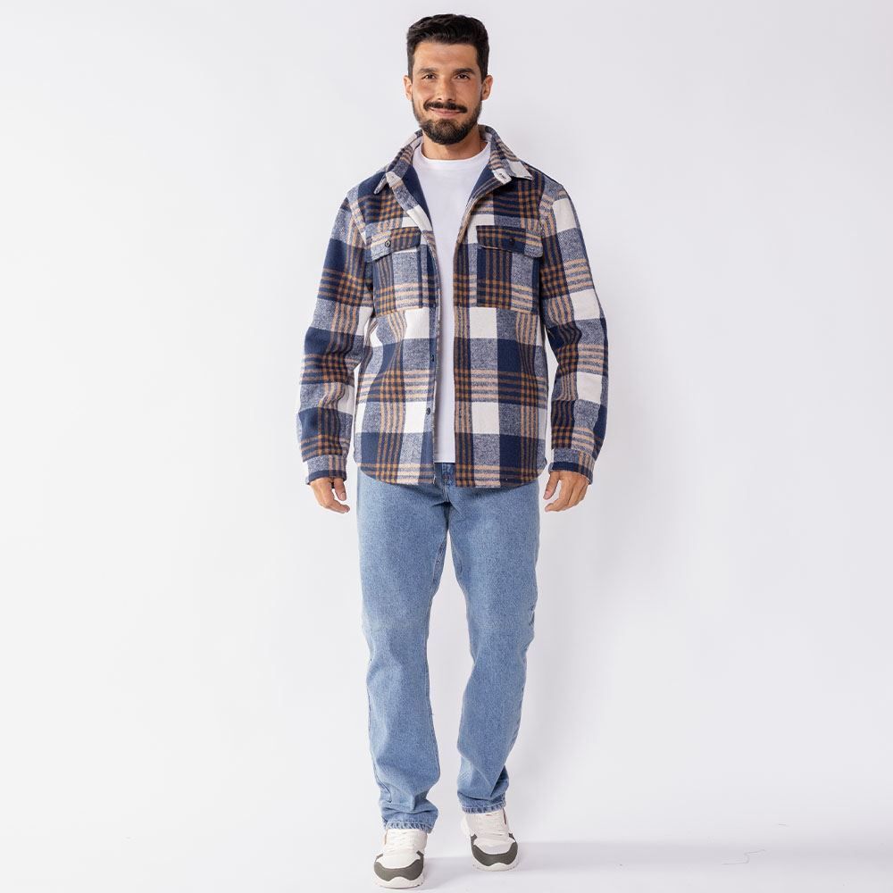 Jaqueta Masculina Xadrez Em Flanela Thing