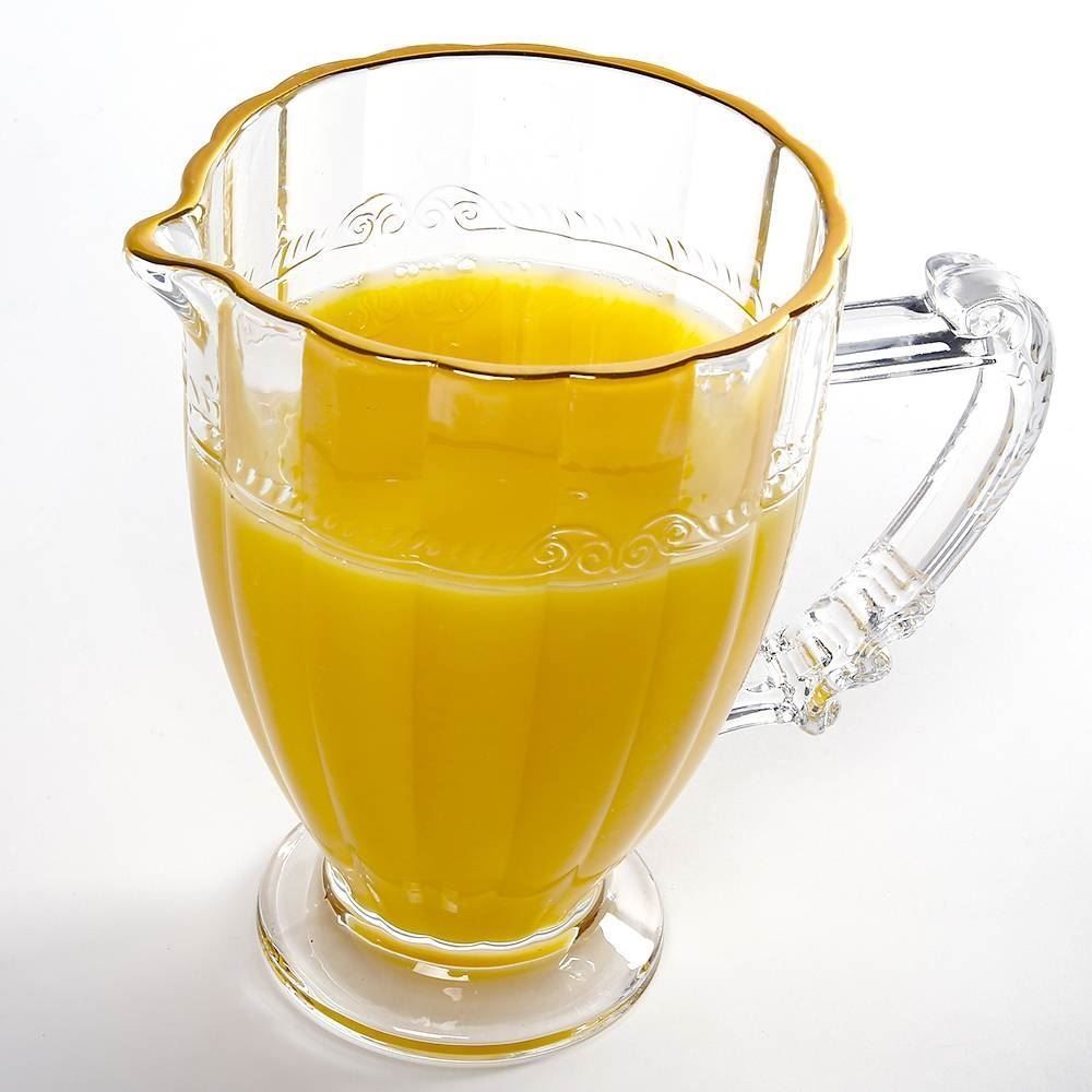 Jarra de Cristal Imperial com Filete Dourado Lyor - 1,3 Litros