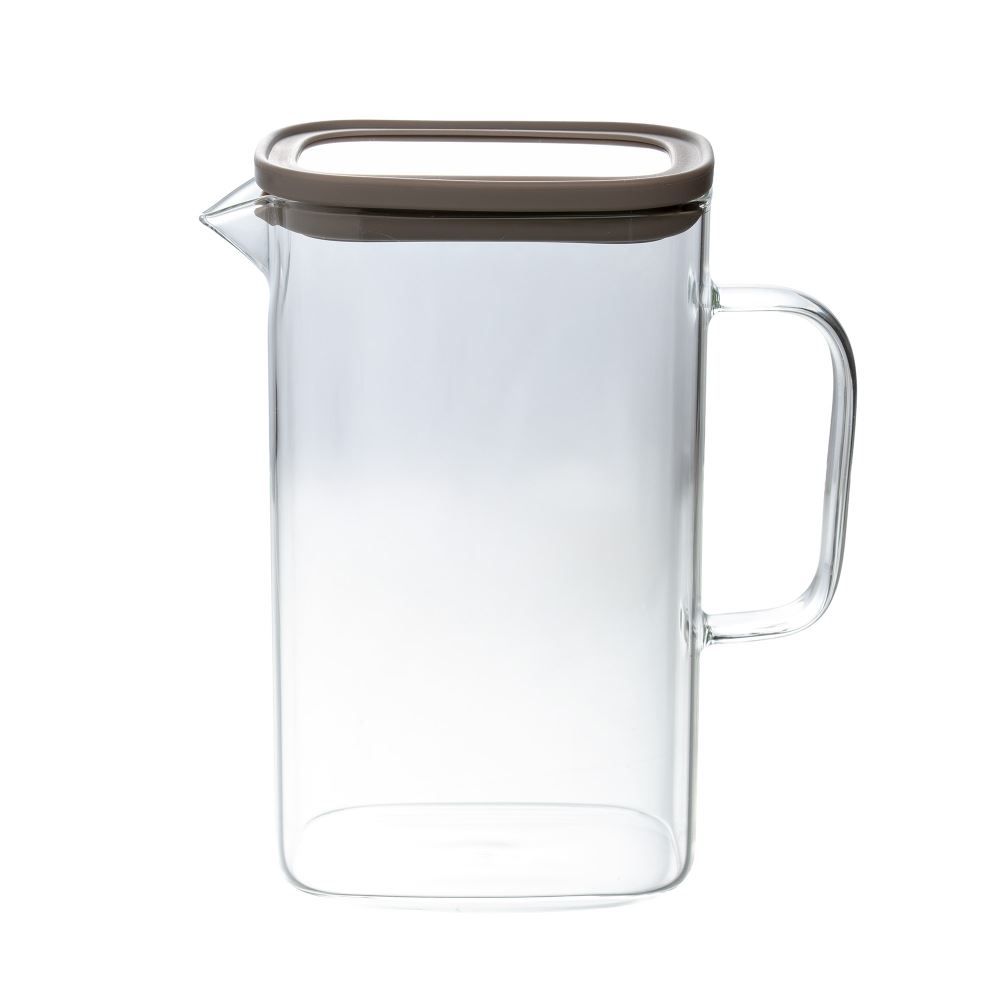 Jarra Tint Vidro Borossilicato com Tampa Fracalanza em Silicone 1,5L - TINT