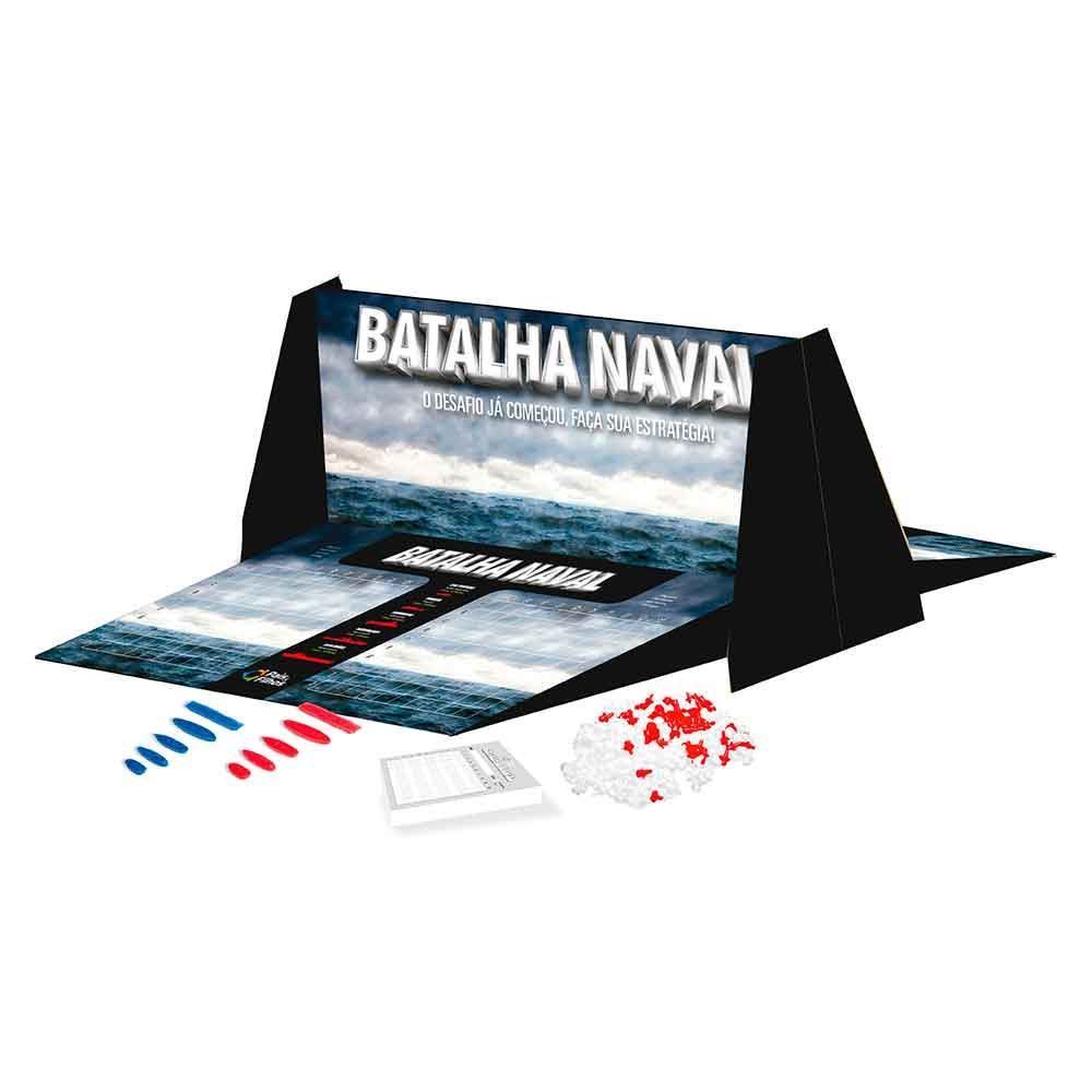 Jogo Batalha Naval Tabuleiro Pais & Filhos Gala - 1079