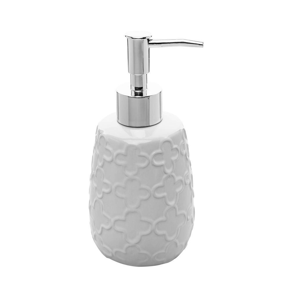 Jogo De Banheiro De Cerâmica Clover 2 Peças Wolff - Branco