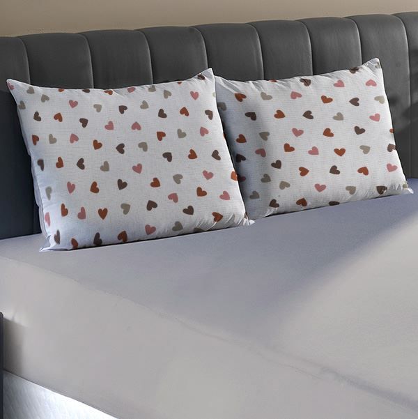 Jogo de Cama Casal Malha 3 Peças Havan Casa - AMABILE/TAUPE