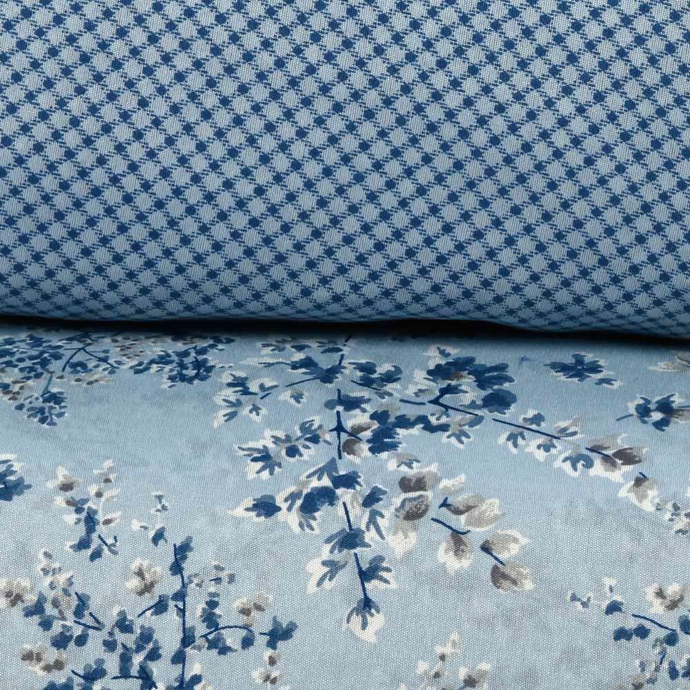 Jogo de Cama Casal Napoli Havan Casa 4 pçs - Charme Azul