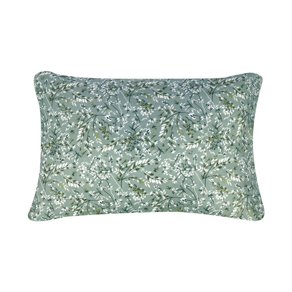 Jogo de Cama Casal Napoli Havan Casa 4 pçs - Garden Folhas Verde