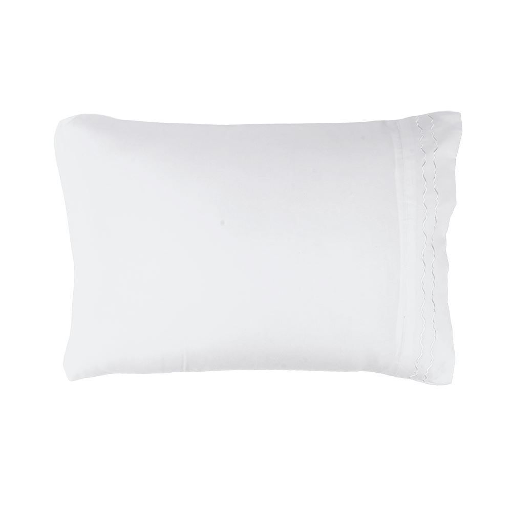 Jogo de Cama Imperial Casal com Bordado Havan Casa 4 pçs - Branco