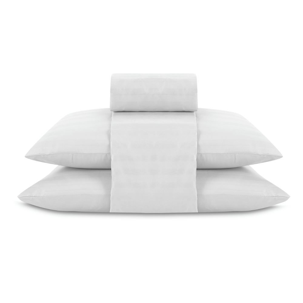 Jogo de Cama Queen 4 Peças Stripe Firenze Havan Casa - Branco