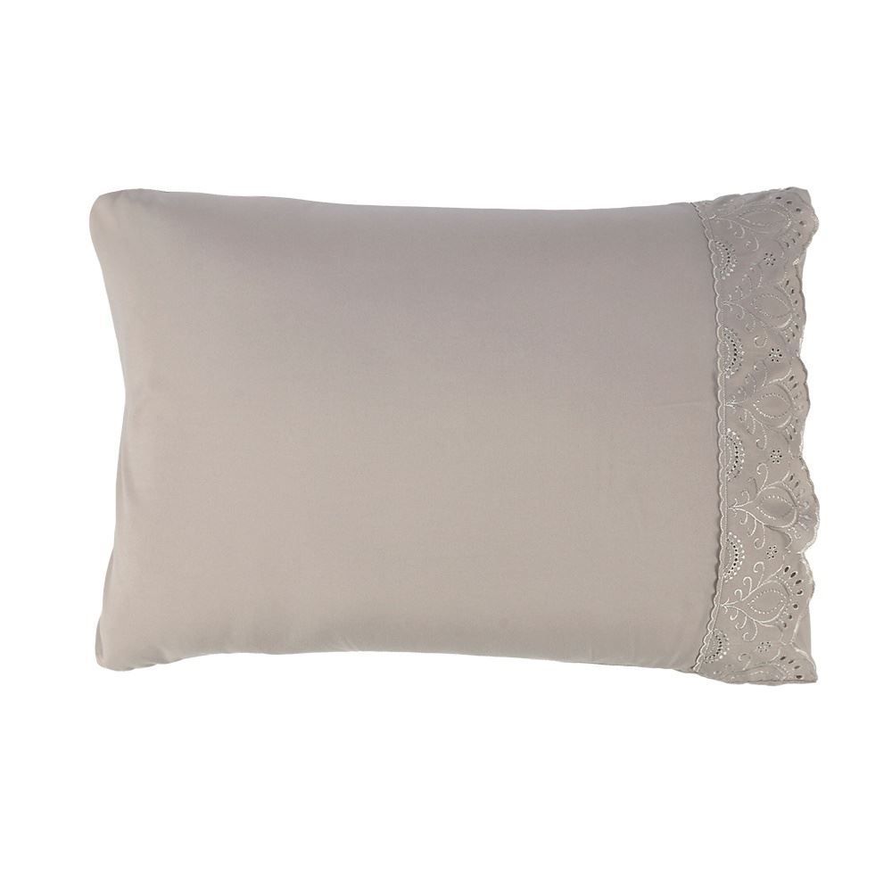 Jogo de Cama Queen Imperial com Renda Havan Casa 4 pçs - Bege
