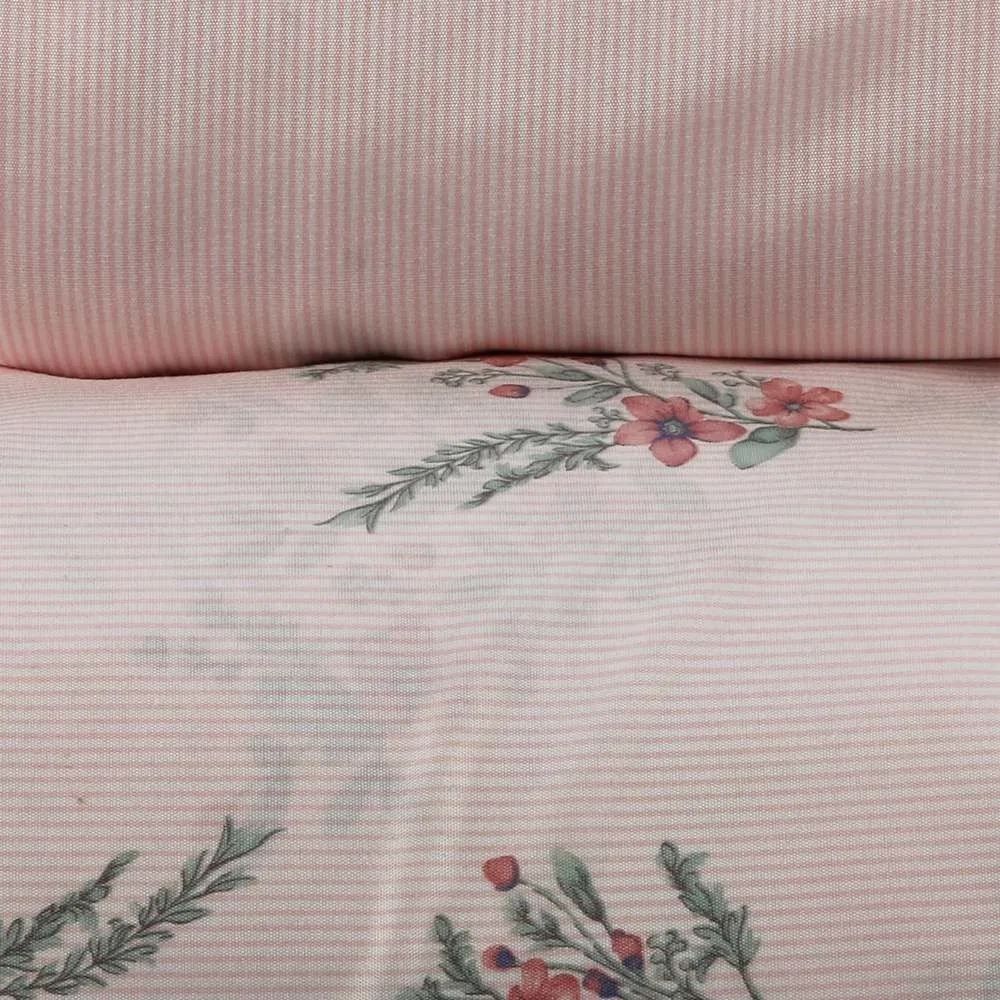 Jogo de Cama Queen Napoli Havan Casa 4 pçs  - Romantic Flowers Rosa