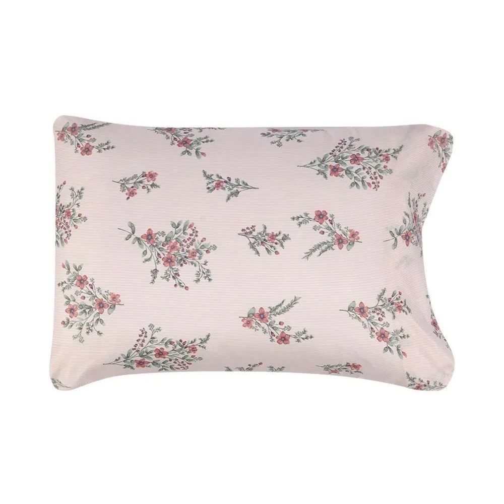 Jogo de Cama Queen Napoli Havan Casa 4 pçs  - Romantic Flowers Rosa
