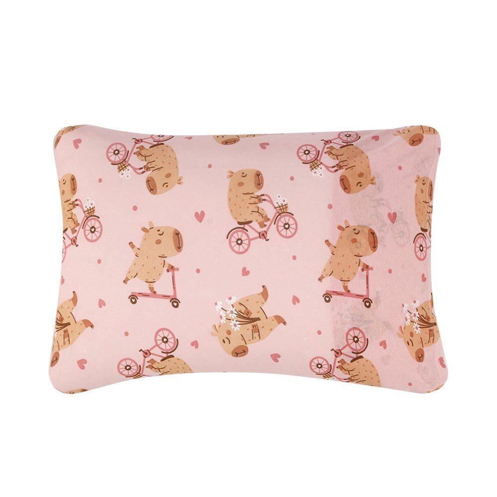 Jogo de Cama Solteiro Kids Malha Solecasa by Havan Kids 2 pçs - Capivara