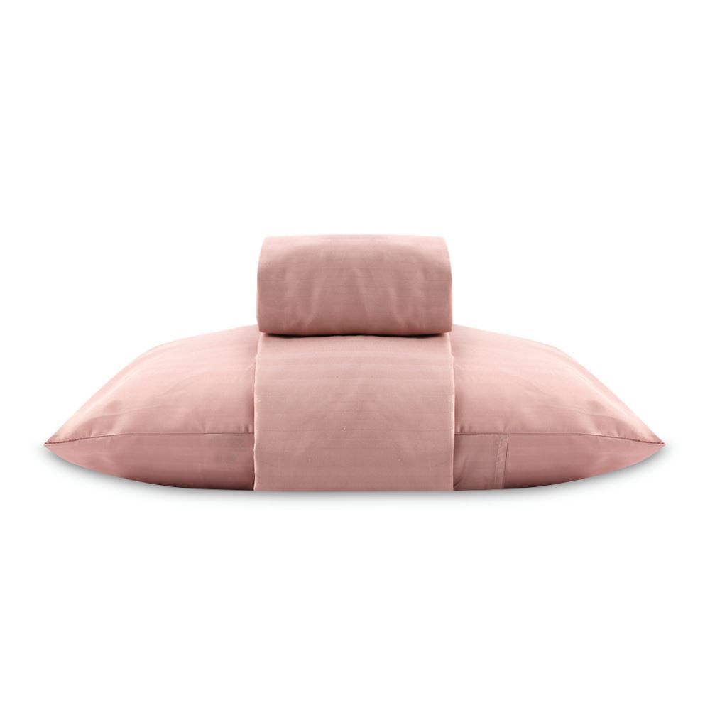 Jogo de Cama Solteiro 3 Peças Stripe Firenze Havan Casa - Rose