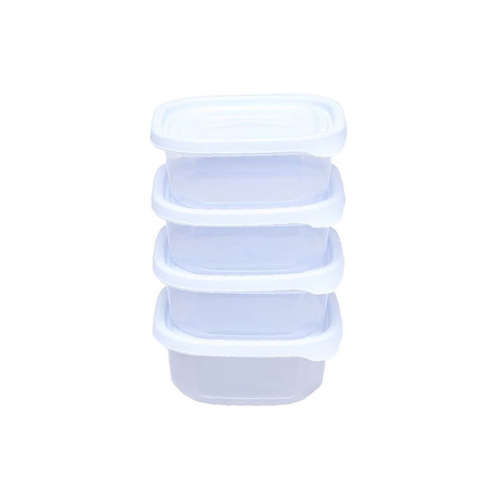 Jogo De Potes Mais Plasvale 250 Ml - 4 Peças