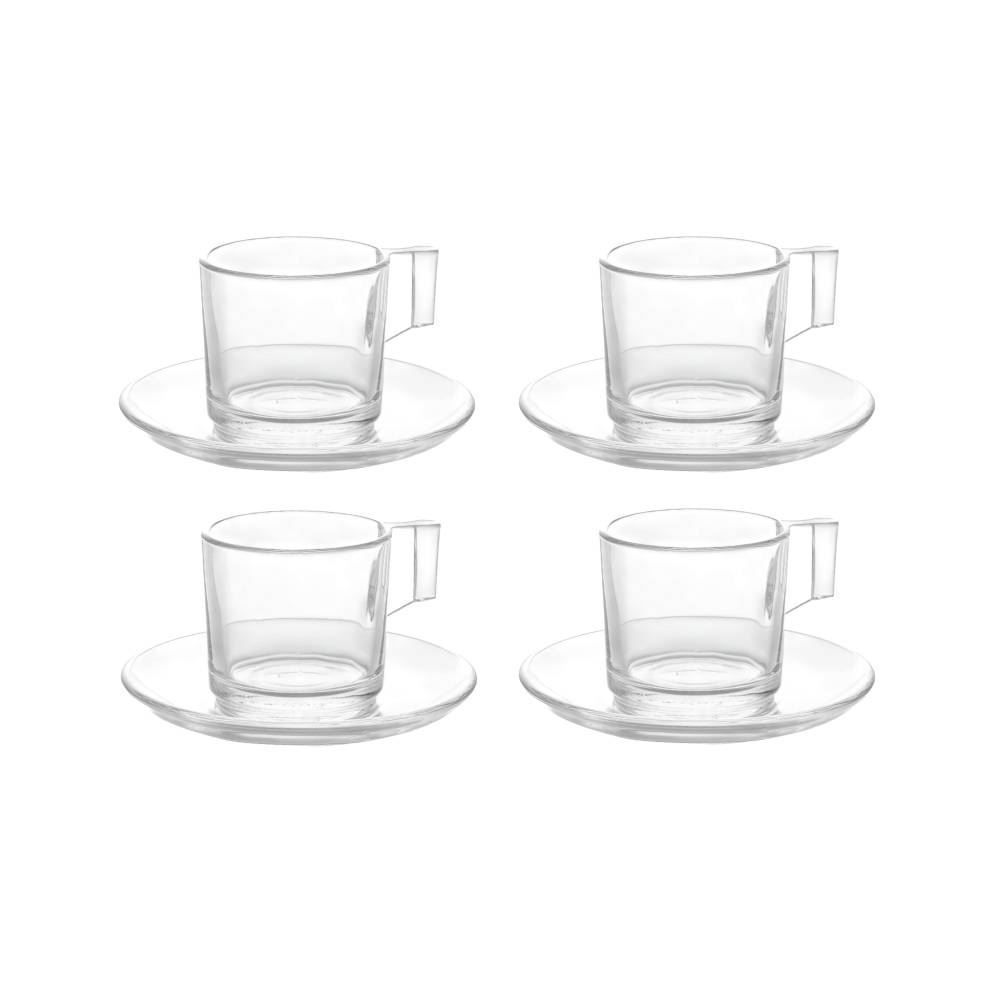 Jogo de Xícaras de Chá com Pires 185Ml 6 Peças - Lotus