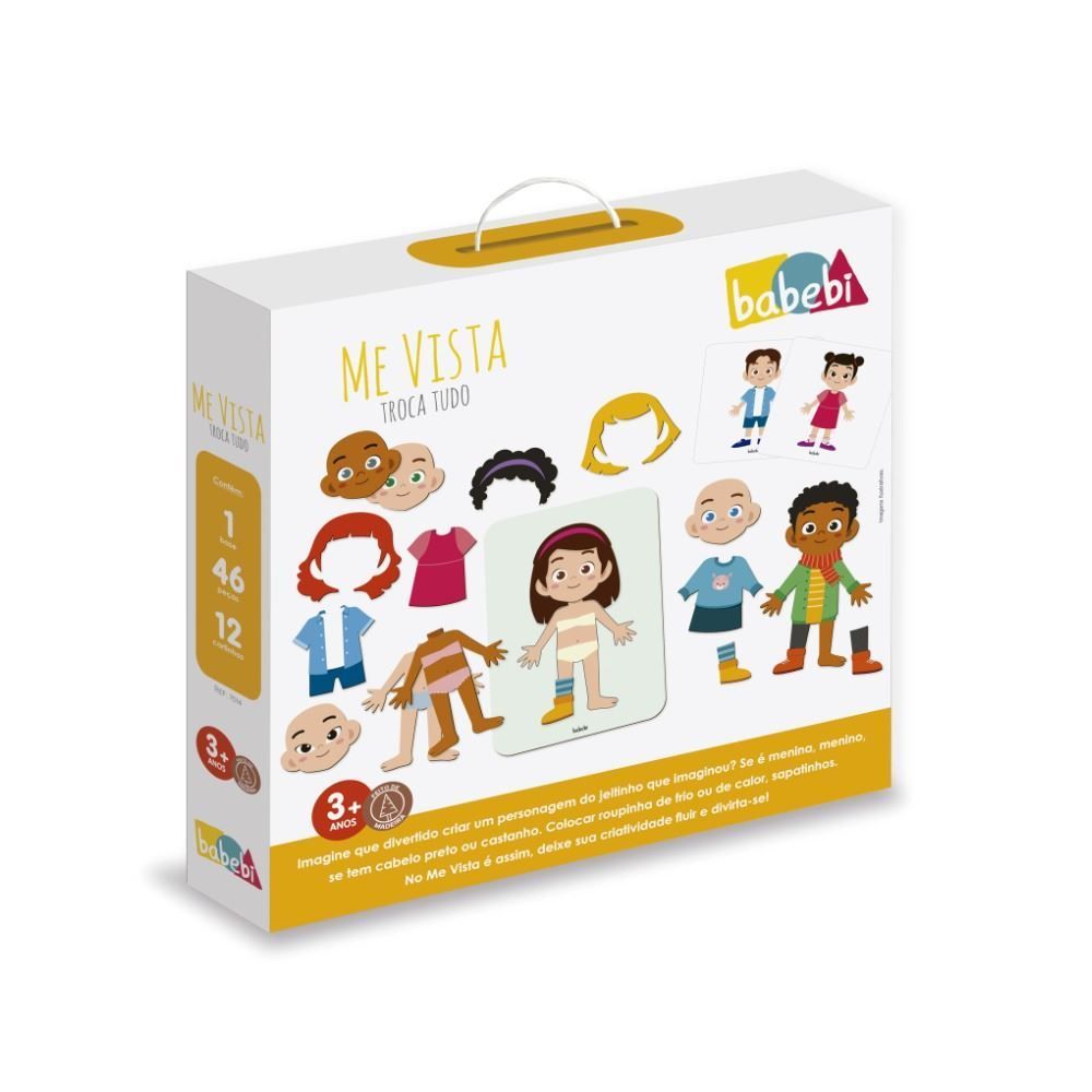 Jogo Me Vista Troca Tudo - Brinquedos Babebi