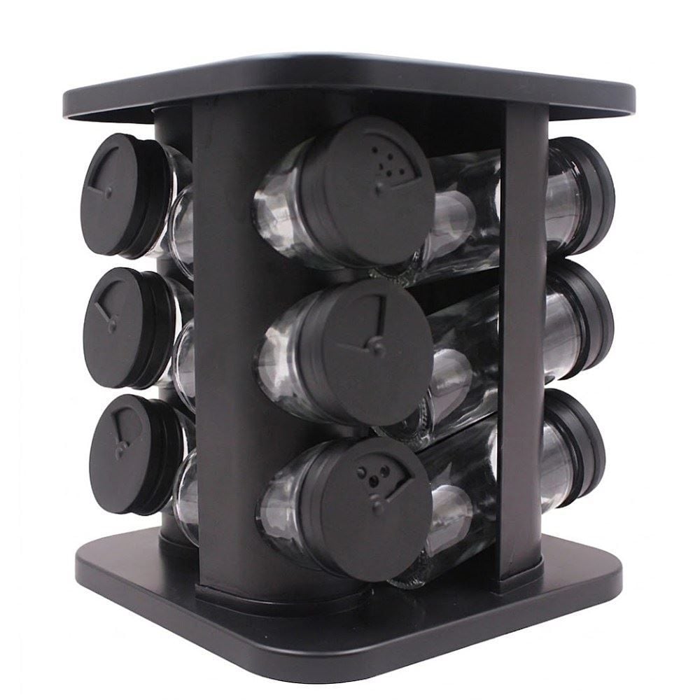 Jogo Porta Condimentos com Suporte Giratório 12 Peças Inga