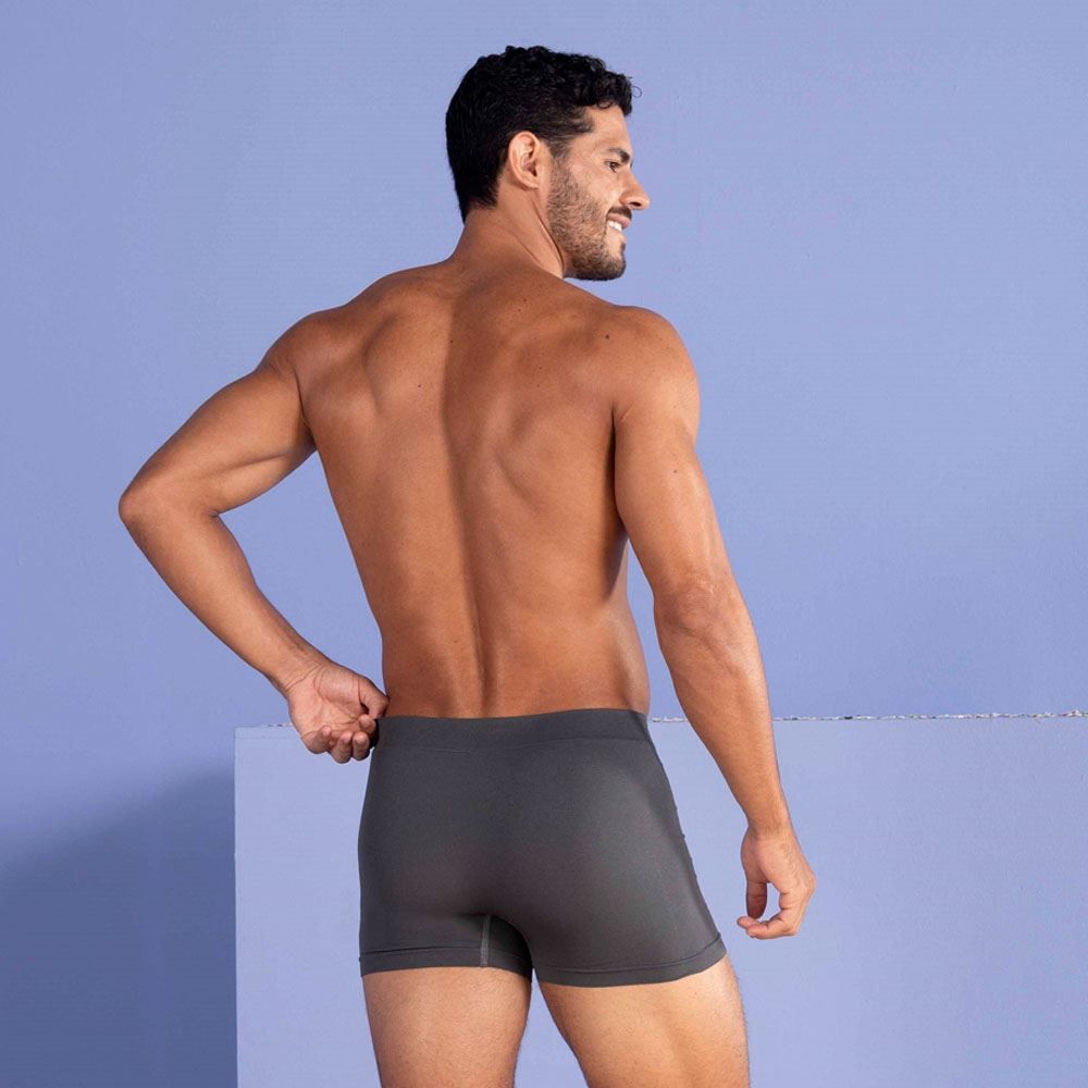 Kit 2 Cuecas Boxer Sem Costura em Poliamida Marc Alain