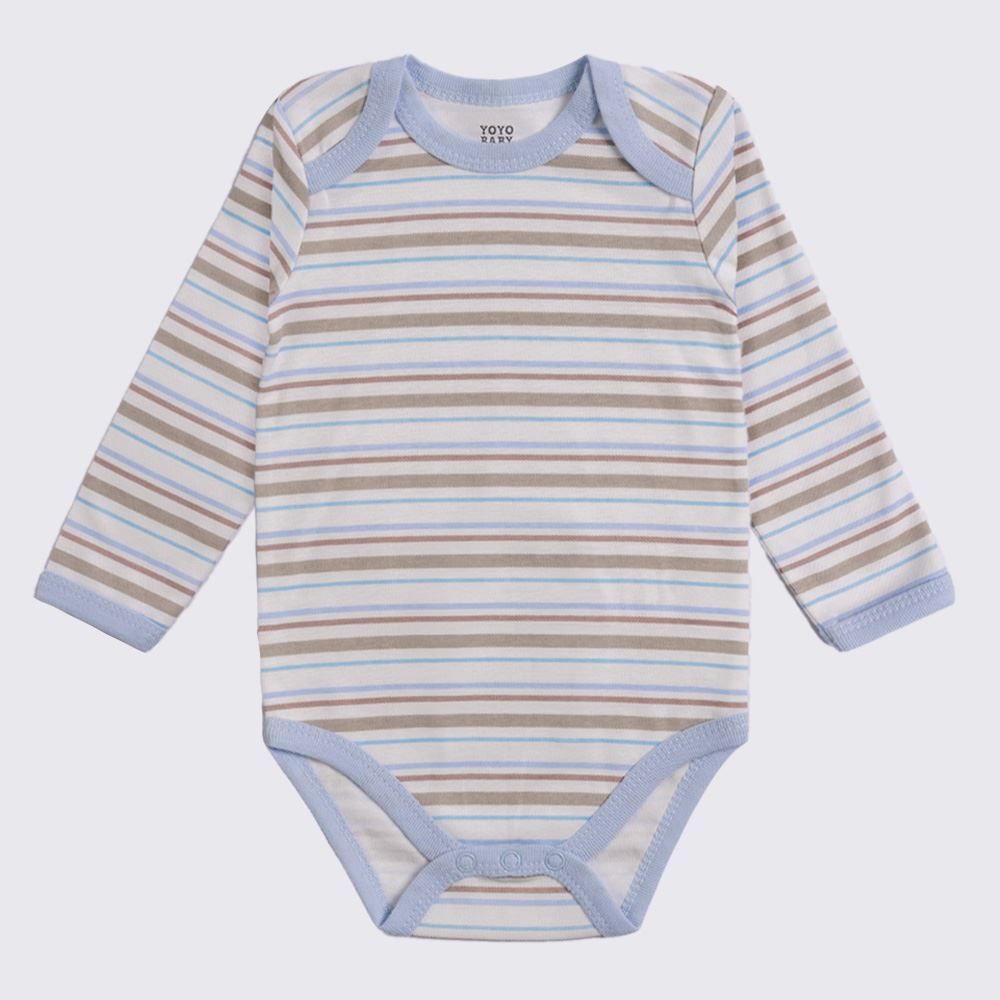 Kit Bebê Body Manga Longa 3 Peças Yoyo Baby
