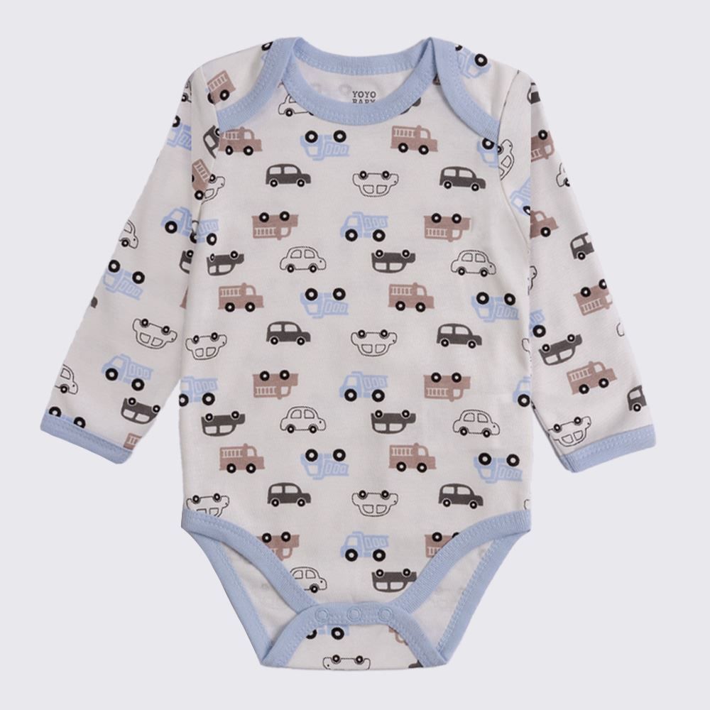 Kit Bebê Body Manga Longa 3 Peças Yoyo Baby