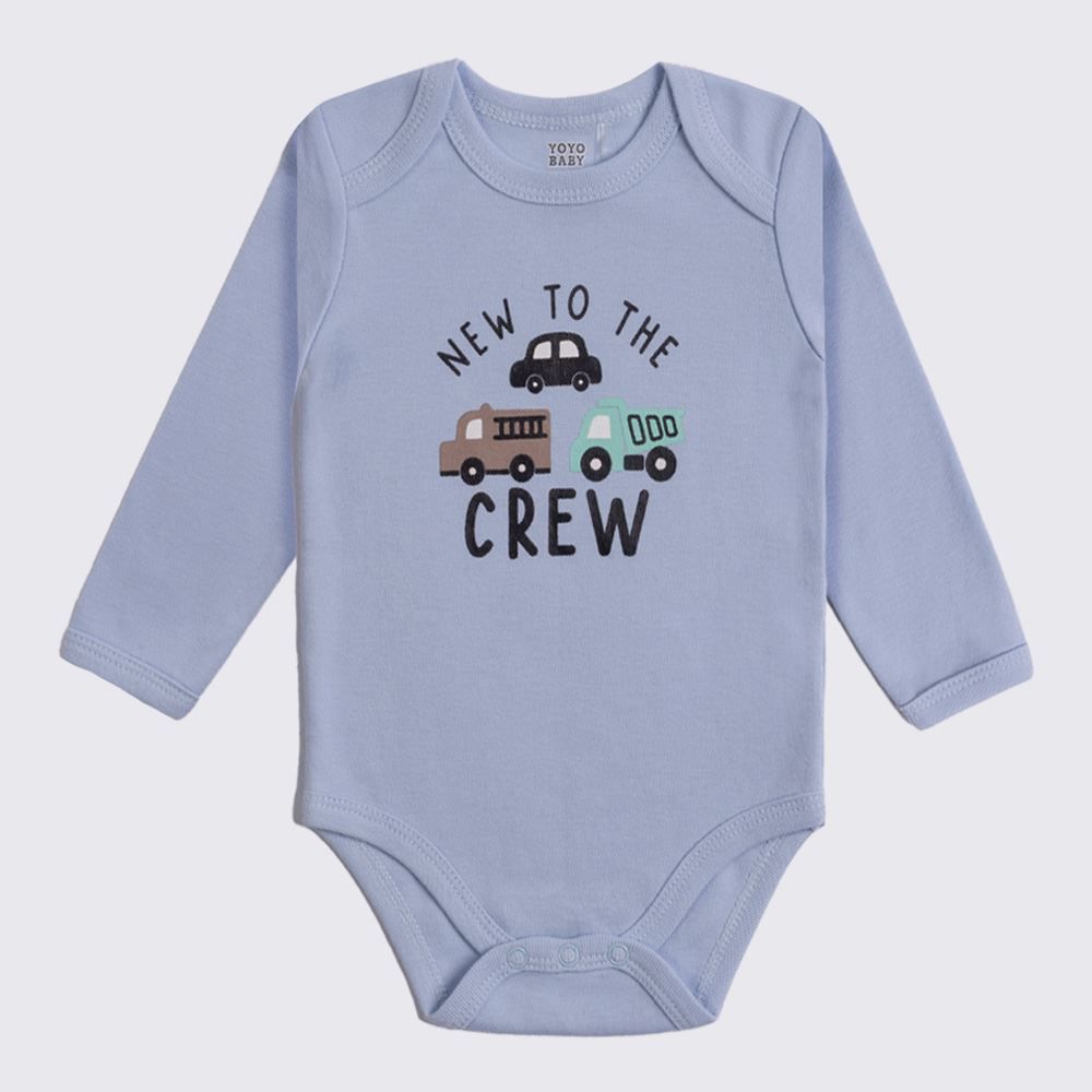 Kit Bebê Body Manga Longa 3 Peças Yoyo Baby