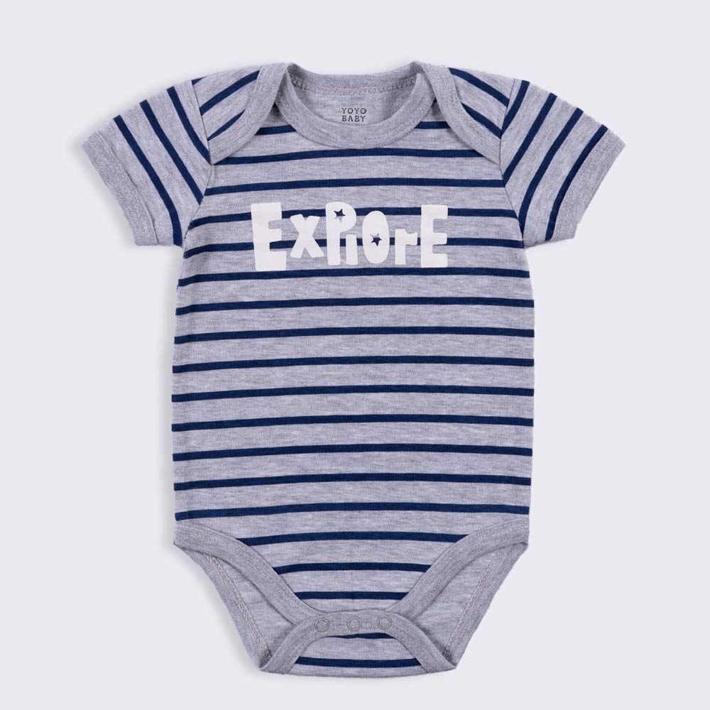 Kit Bebê Macacão, Body e Calça Yoyo Baby