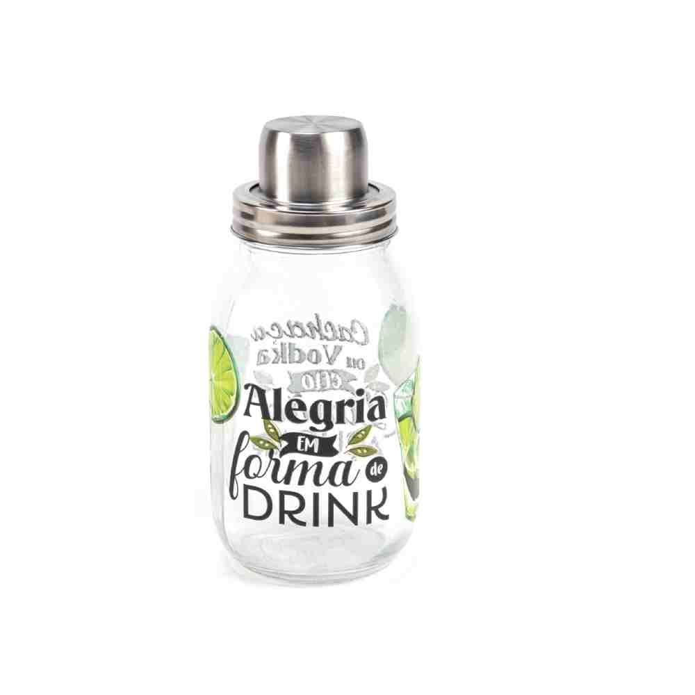 Kit Caipirinha De Vidro Hauskraft 4 Peças - Transparente 