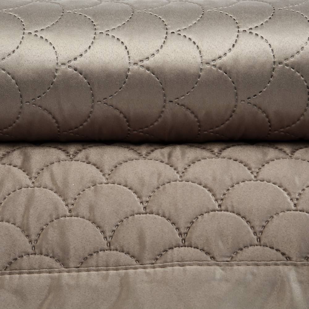 Kit Colcha Casal 100% Poliéster Havan Casa 3 Pçs - Taupe