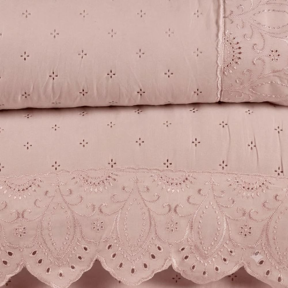 Kit Colcha Casal 3 Peças Imperial Havan Casa - Rosa