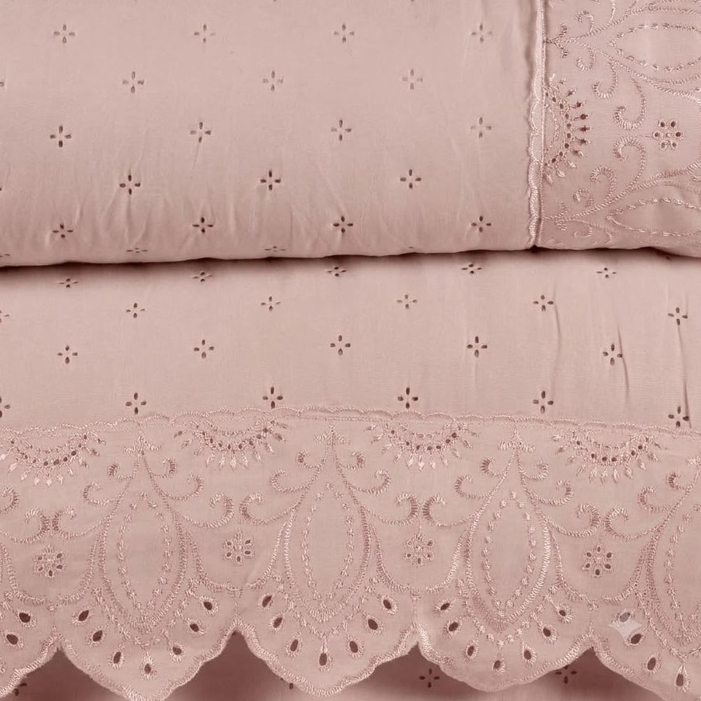 Kit Colcha King 3 Peças Imperial Havan Casa - Rosa