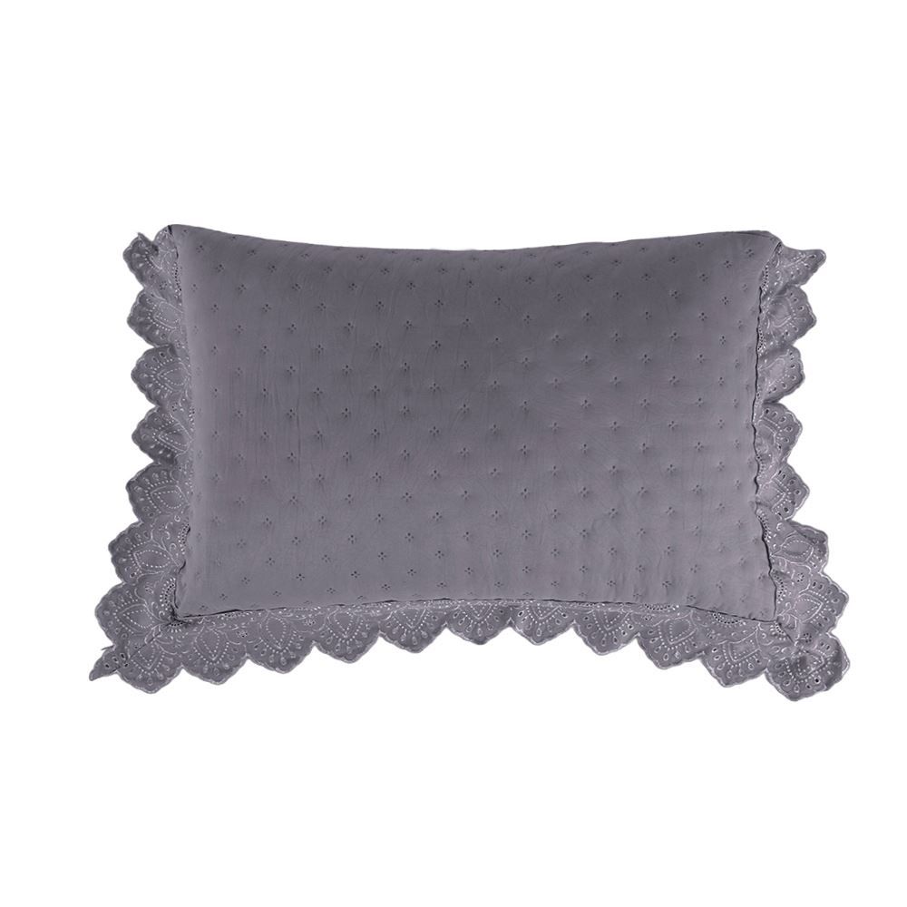 Kit Colcha King 3 Peças Imperial Havan Casa - Cinza