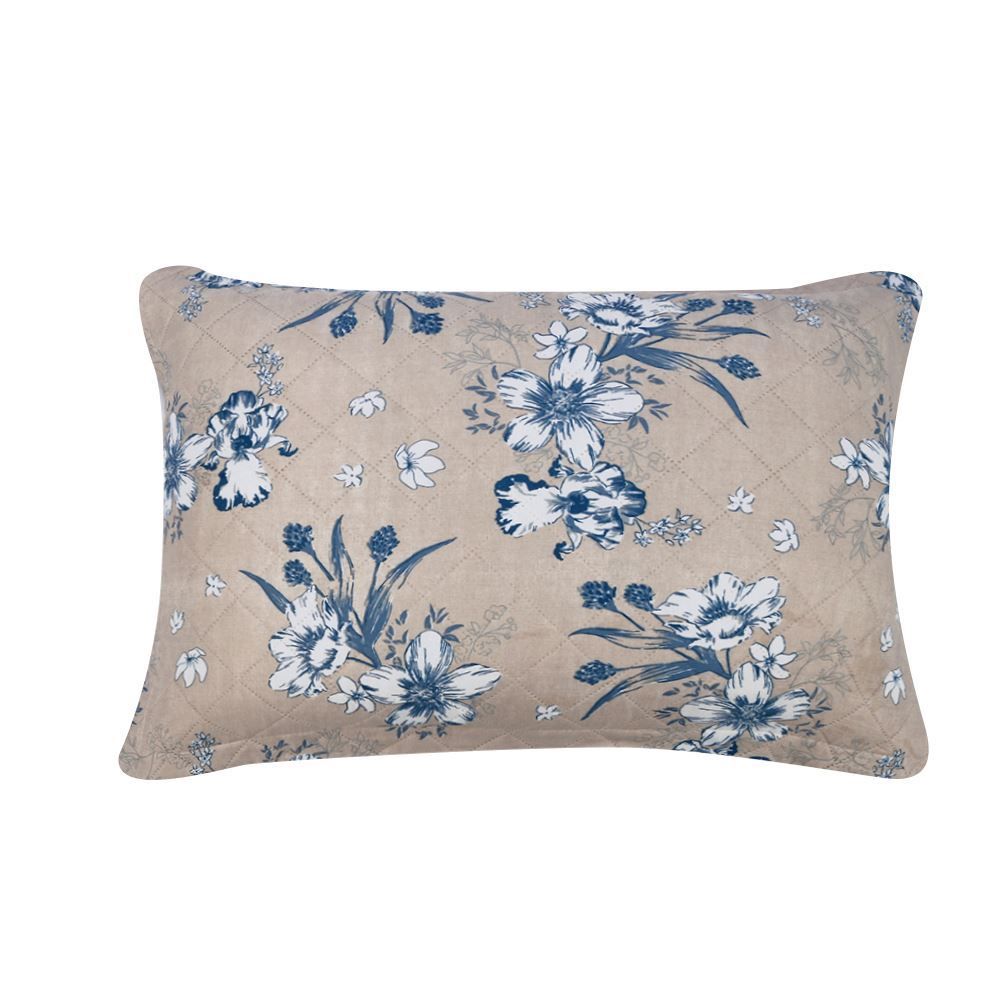Kit Colcha King Estampada Versalhes Havan Casa 3 Peças - Azul Linho