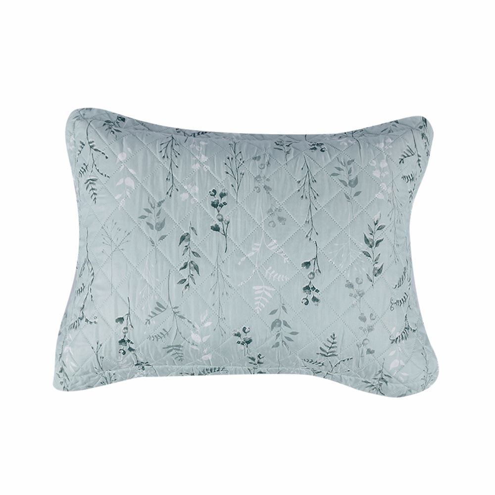 Kit Colcha King Estampada Versalhes Havan Casa 3 Peças - Folhagens Verde