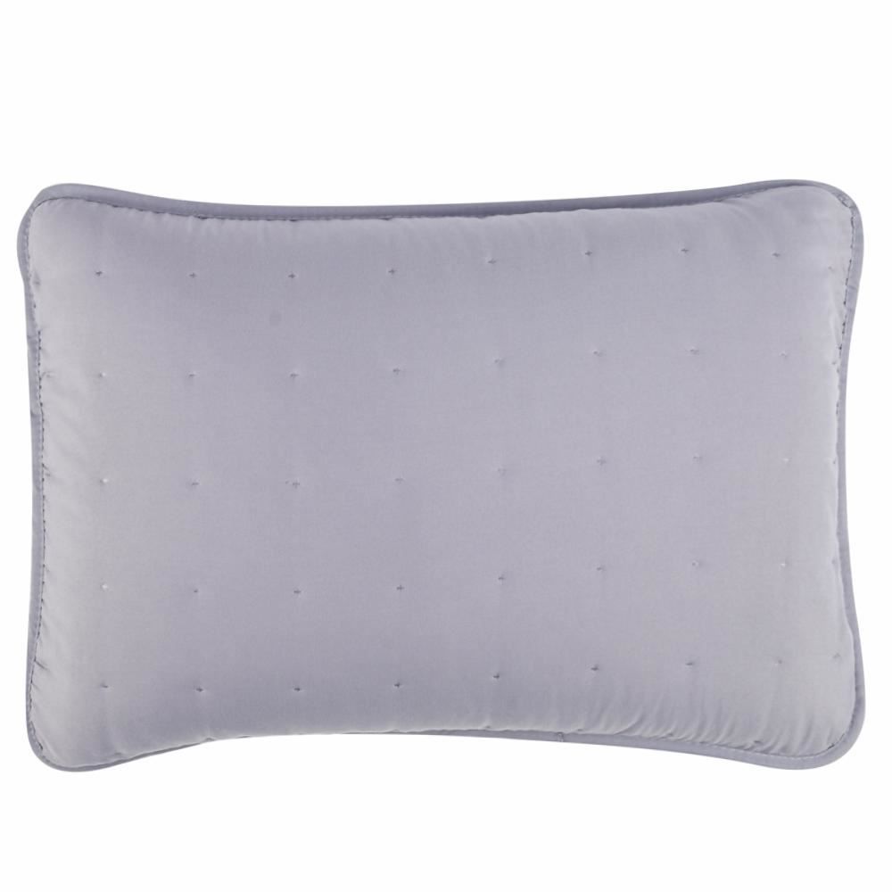 Kit Colcha Queen 100% Poliéster Elegance Lisa Havan Casa 3 Pçs - Cinza