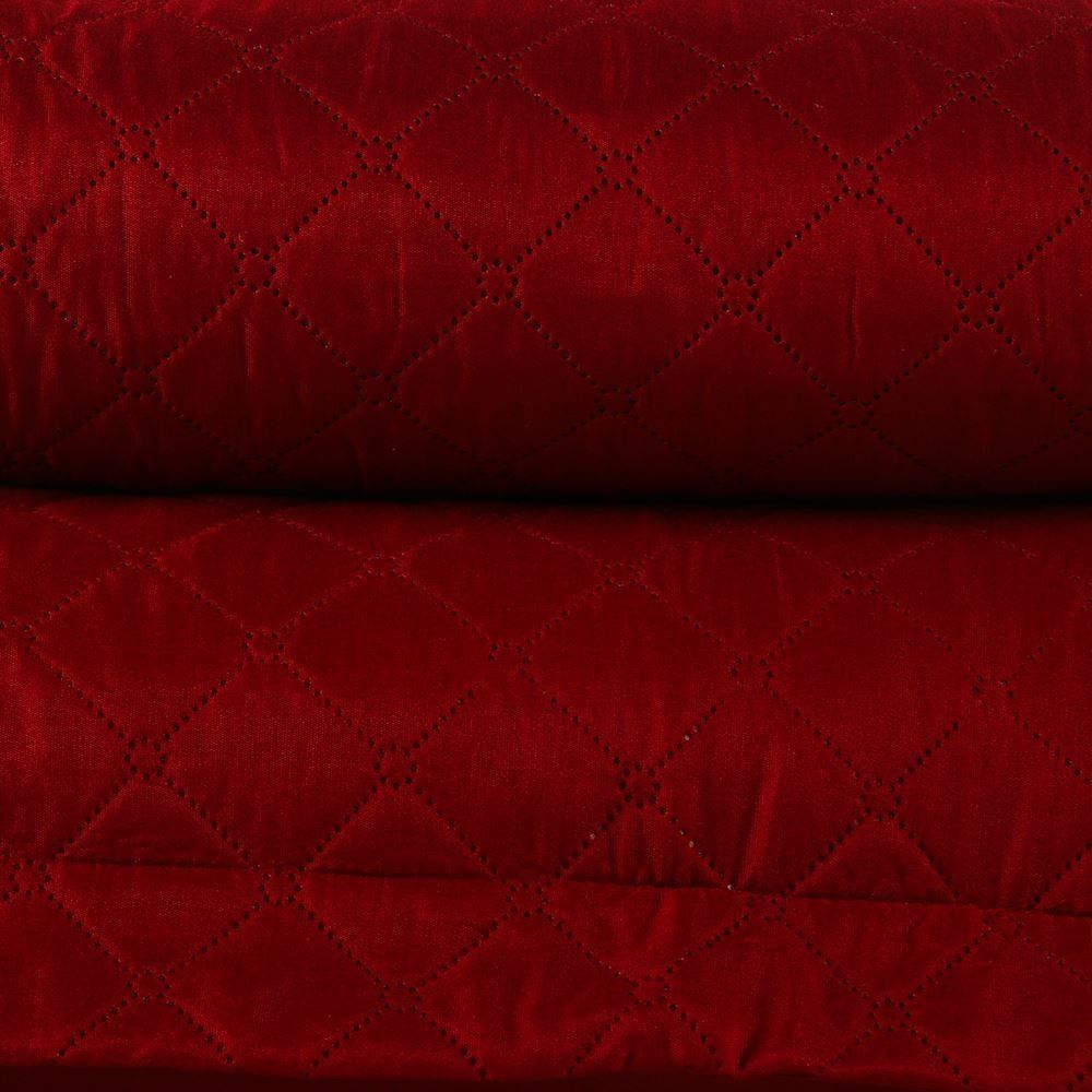 Kit Colcha Queen Versalhes Lisa Havan Casa 3 pçs - Bloodstone
