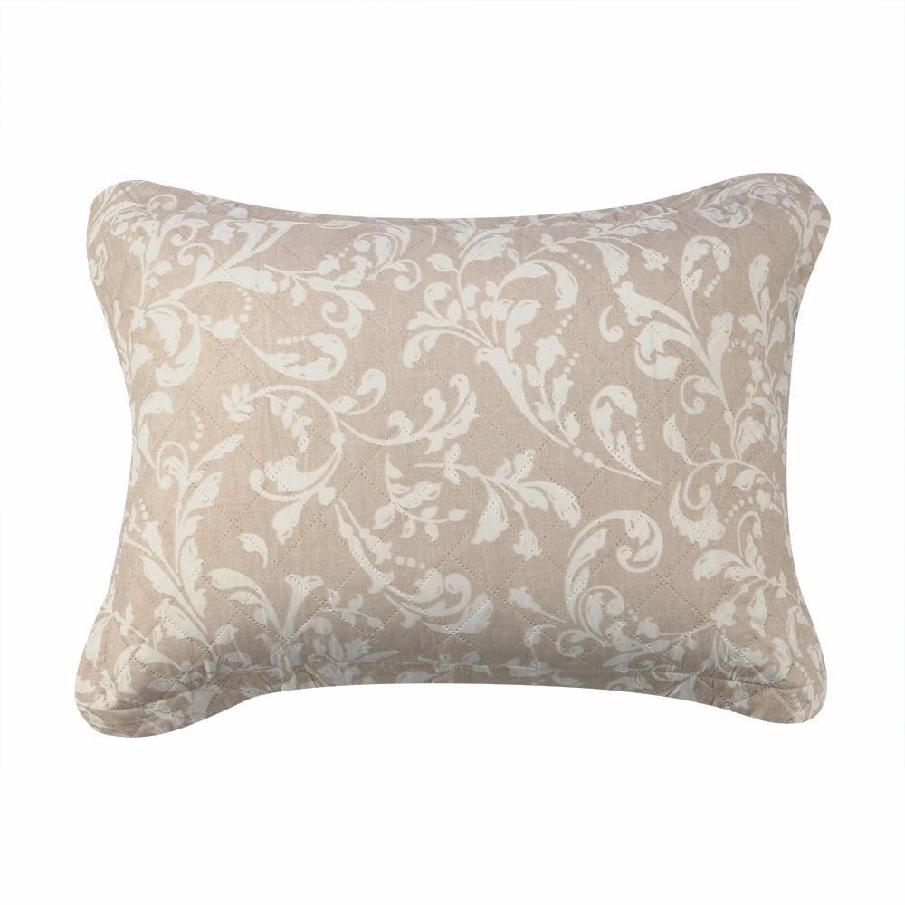 Kit Colcha Solteiro Estampada Versalhes Havan Casa 2 pçs - Ornamental Bege