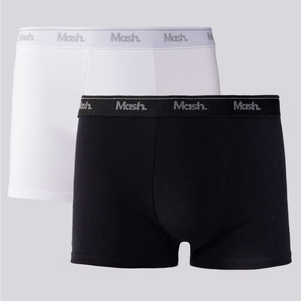 Kit 2 Cuecas Boxer Algodão Mash