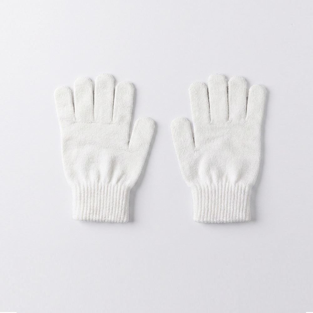 Kit Gorro e Luva Infantil Menina em Tricot Marmelada - OFF WHITE U