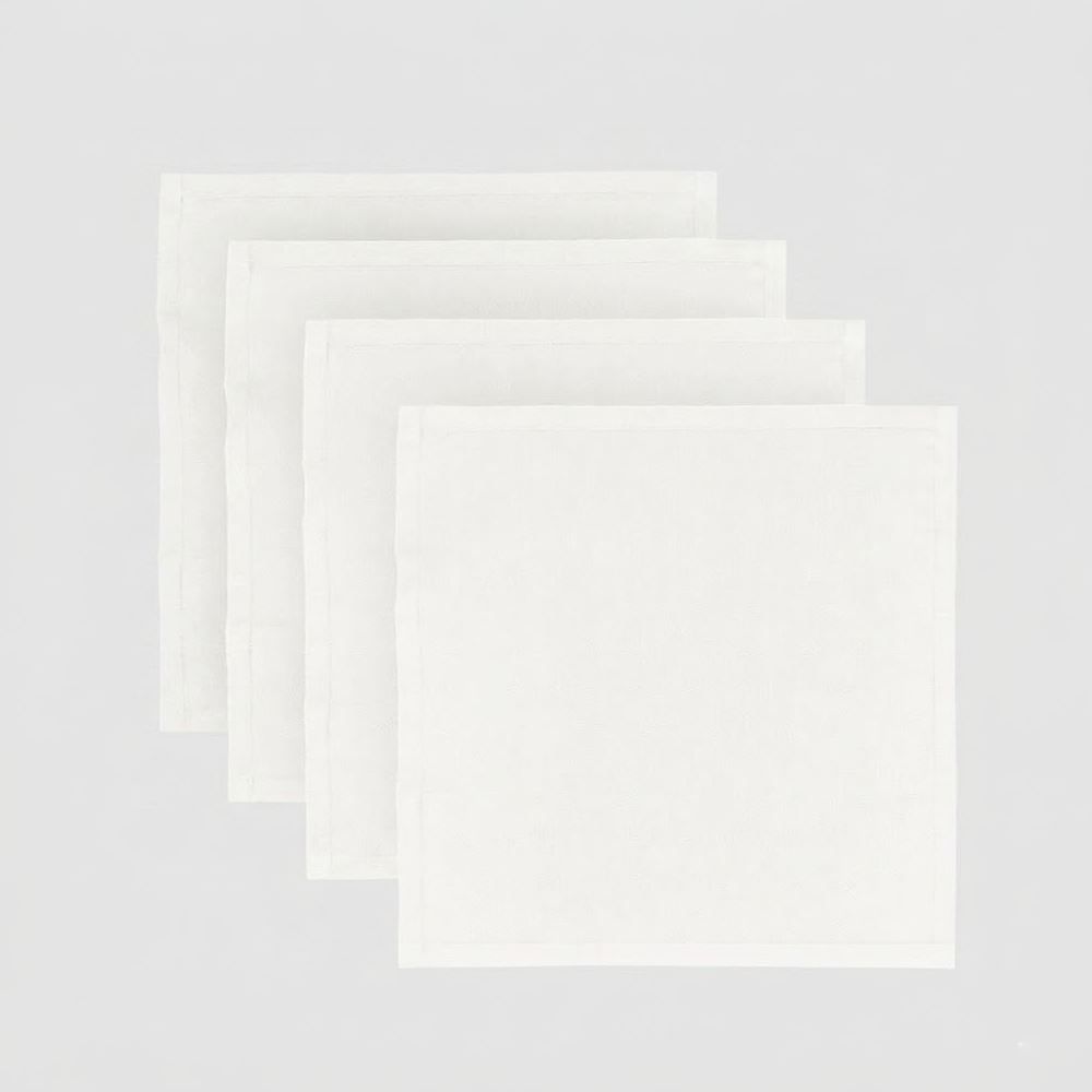 Kit Guardanapo Elegance Havan Casa 4 Peças - Branco