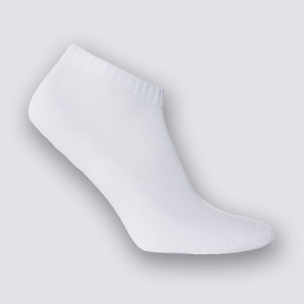 Kit Meia Feminina Com 3 Pares Cano Curto Holla - Branco 34/39