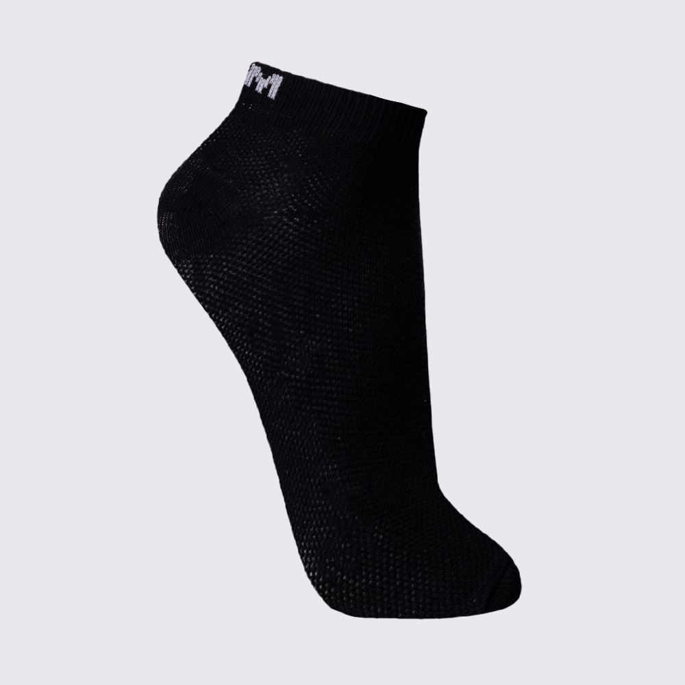 Kit Meia Feminina com 3 Pares Cano Curto Mash - BC/CZ/PT 34/38