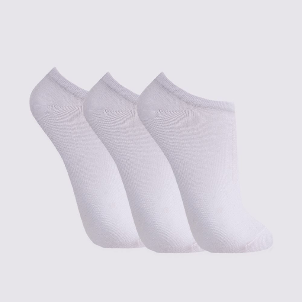 Kit Meia Feminina com 3 Pares Cano Invísivel Holla